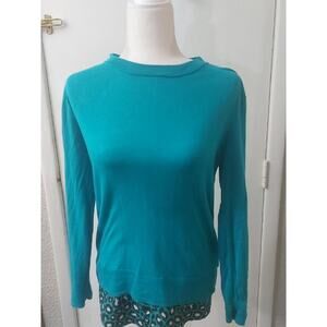 Michael Kors Women's Pattern Layered-Look Long Sleeve Top Size XS